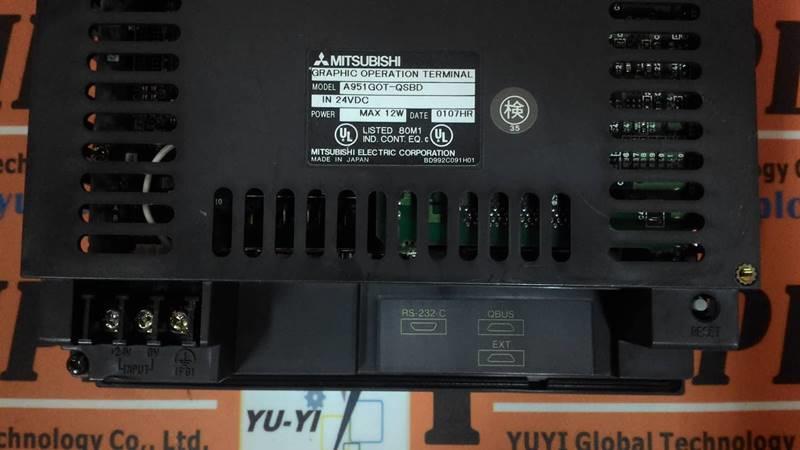 MITSUBISHI A951GOT-QSBD A951GOTQSBD TOUCH SCREEN - PLC DCS SERVO